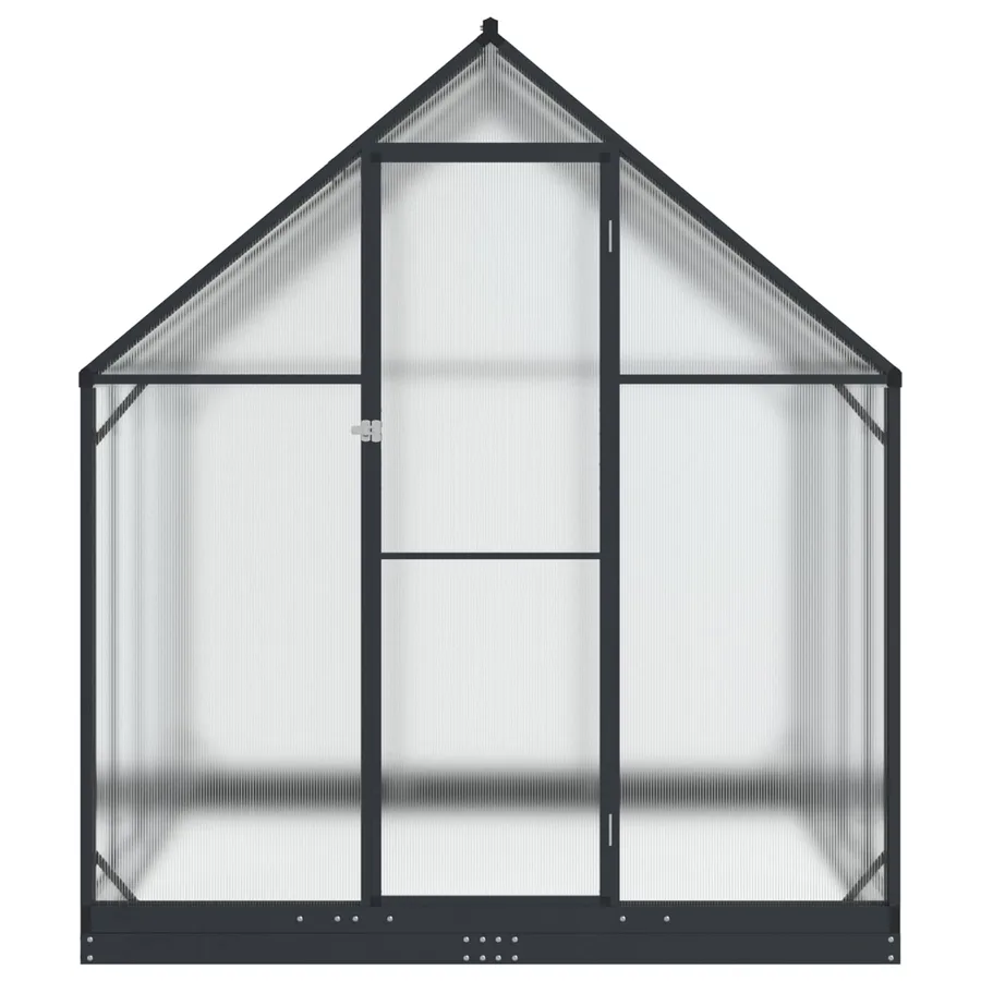 Serre de jardin avec porte Anthracite 183,5 x 243,5 x 207 cm - 4