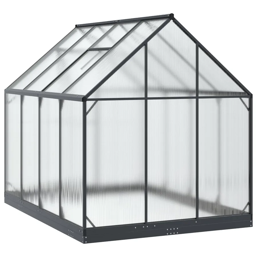 Serre de jardin avec porte Anthracite 183,5 x 243,5 x 207 cm - 6