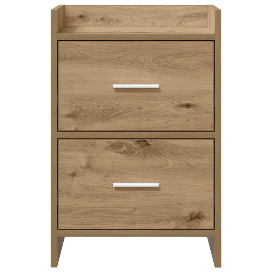Tables de chevet 2 pc Chêne artisanal 40 x 30 x 60 cm - 4