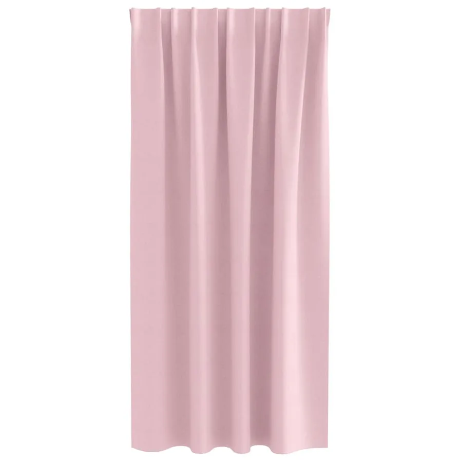 Rideaux occultants avec anneaux 2 pcs Rose bébé 175 x 140 cm - 4