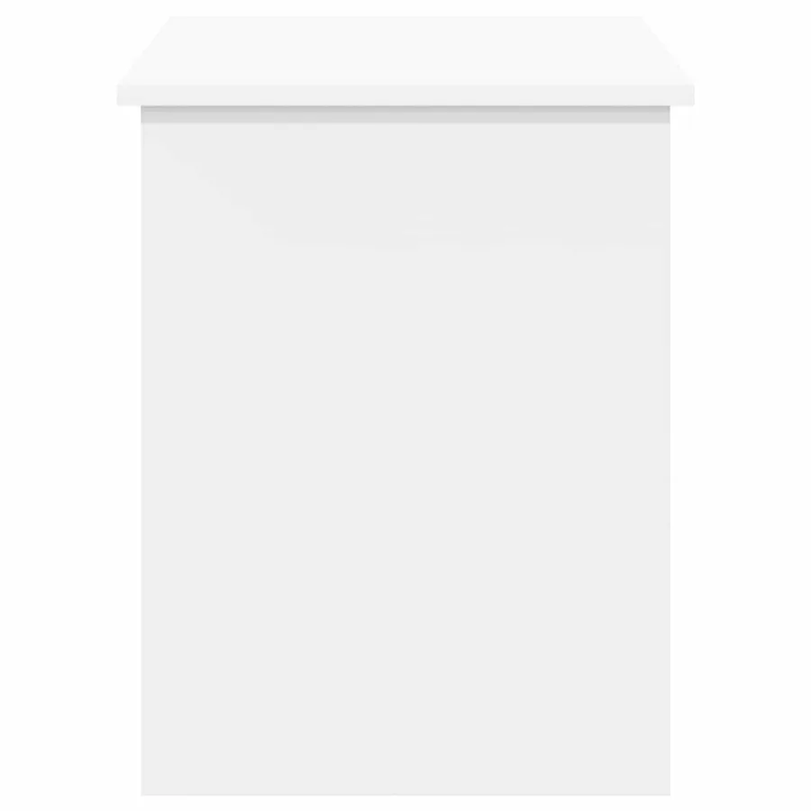 Coffre de rangement Blanc 100 x 40 x 50 cm Bois d'ingénierie - 7