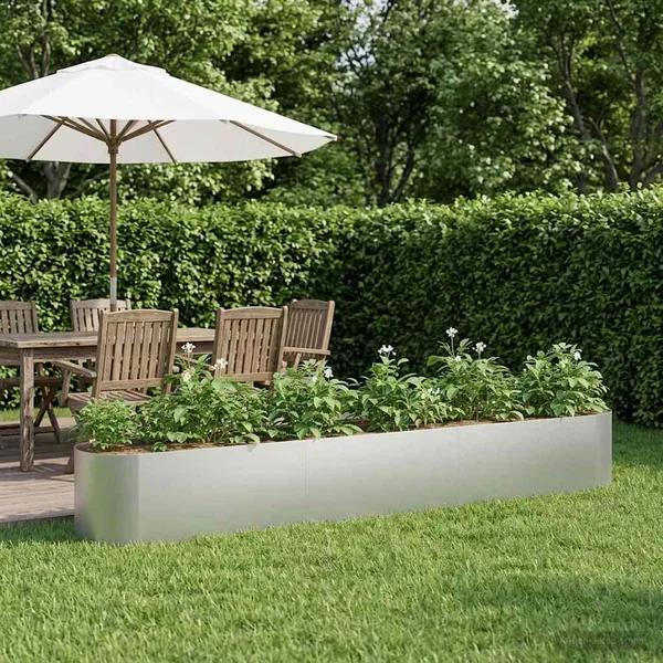 Jardin surélevé Acier galvanisé 280 x 40 x 40 cm