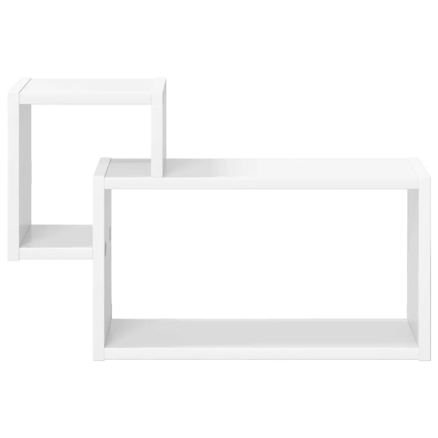 Étagère Murale Montage mural Blanc 55 x 15 x 35 cm - 3