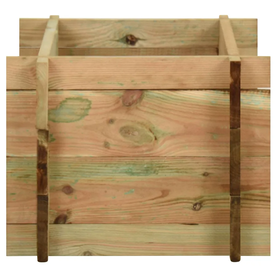 Lit de légumes surélevé de jardin Vert 80 x 80 x 32 cm - 3