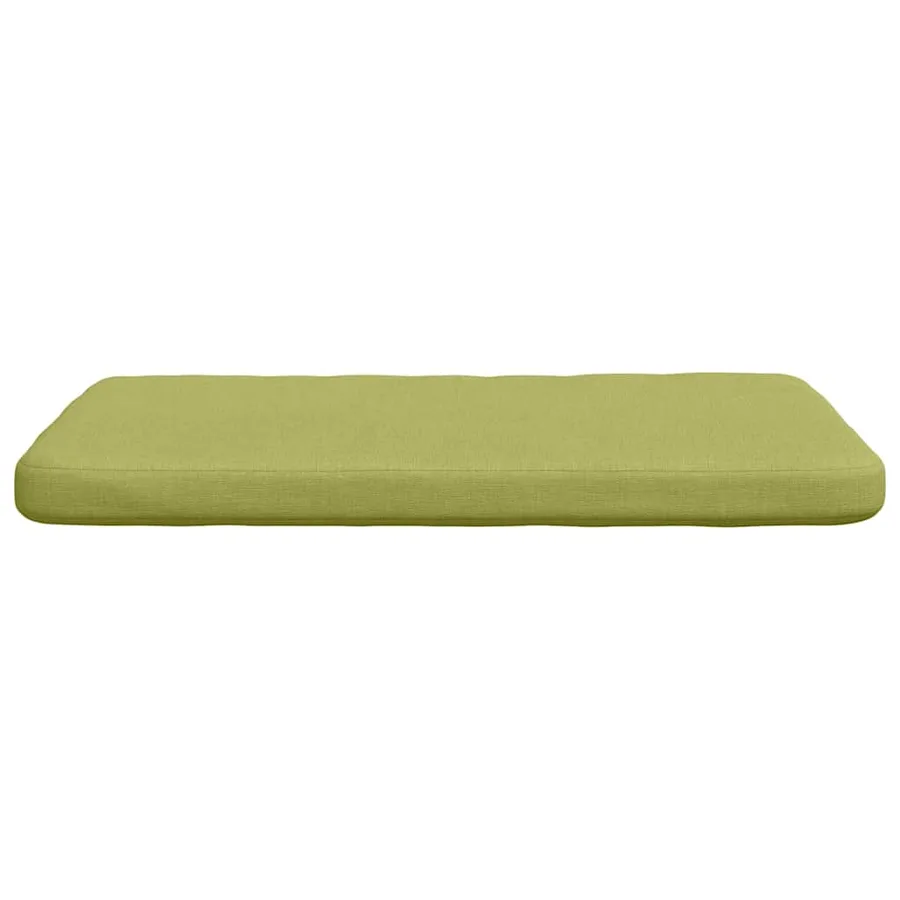 Coussins de siège 4 pcs Vert clair 40 x 40 x 3 cm tissu - 6
