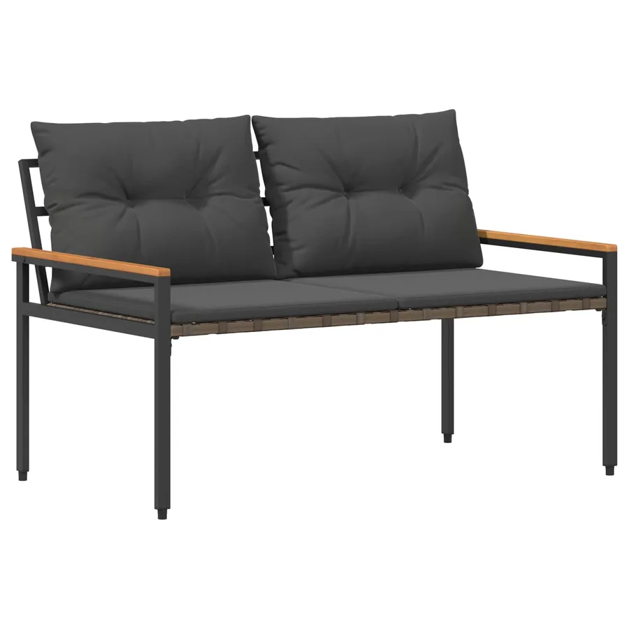 Banc extérieur 2 -Seater 116 x 67,5 x 72 cm polyrotin - 2