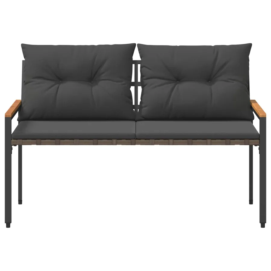 Banc extérieur 2 -Seater 116 x 67,5 x 72 cm polyrotin - 5
