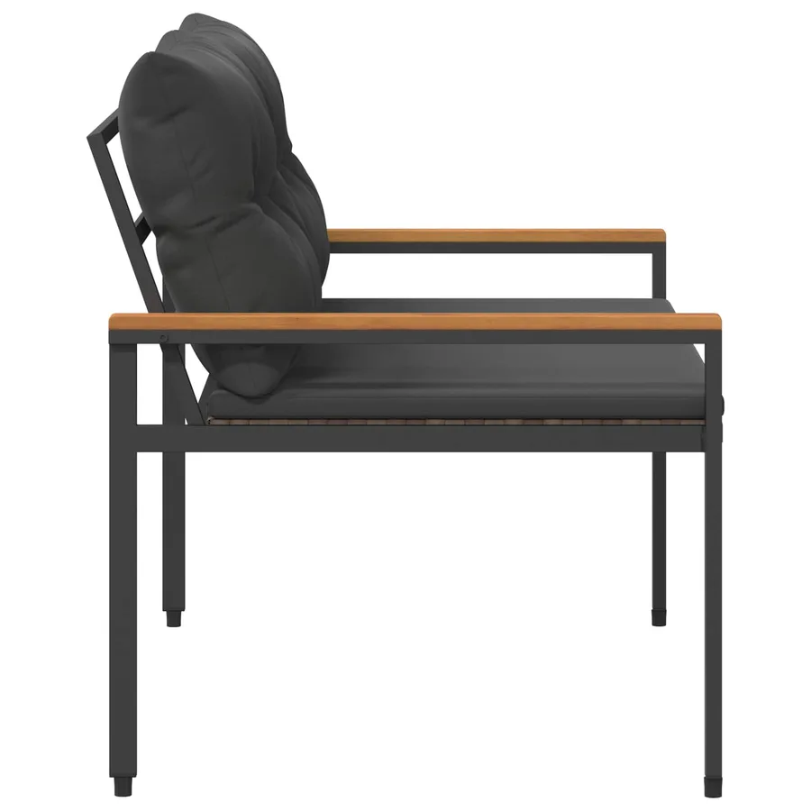 Banc extérieur 2 -Seater 116 x 67,5 x 72 cm polyrotin - 6