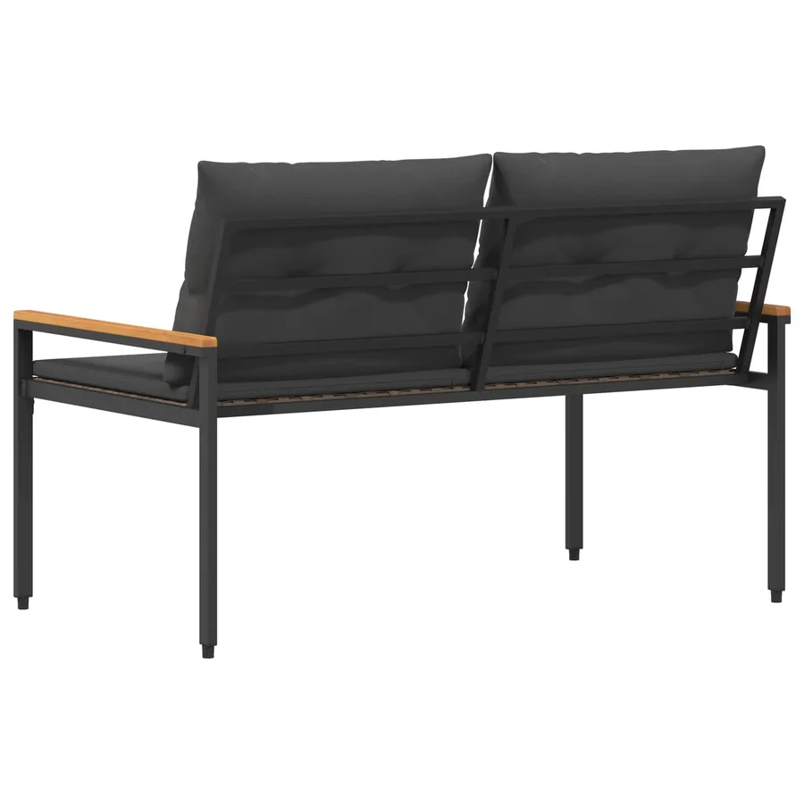 Banc extérieur 2 -Seater 116 x 67,5 x 72 cm polyrotin - 7