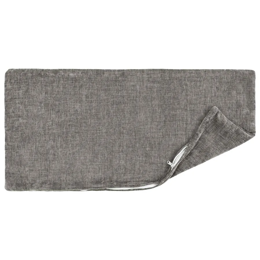Housse de coussin 6 pcs HEERLEN Gris foncé 30 x 50 cm - 3