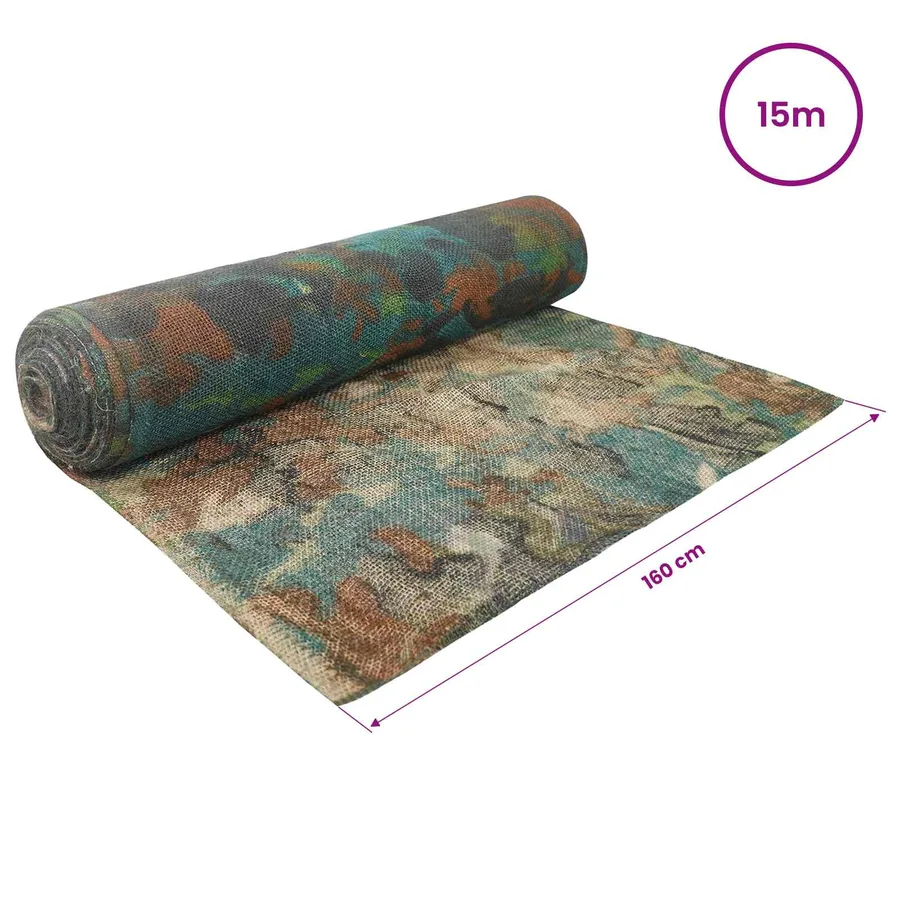 Rouleau de jute Camouflage 160 x 1500 cm - 6