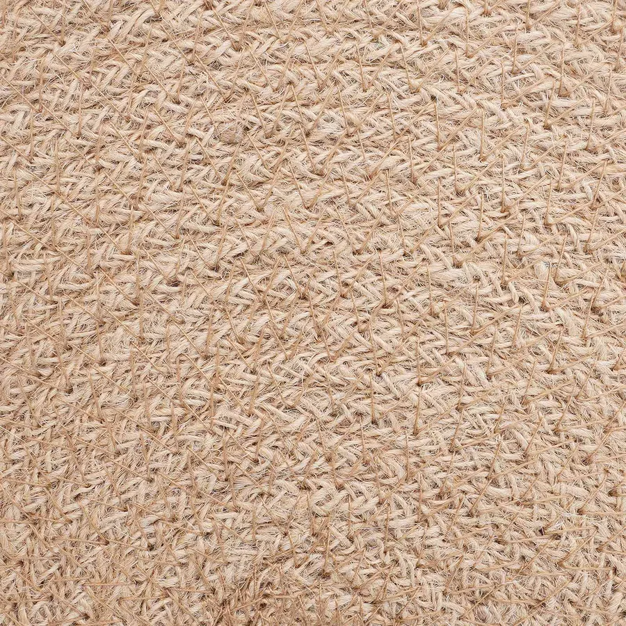 Placemets en jute 6 pcs Naturel et noir Ø 30 cm - 4