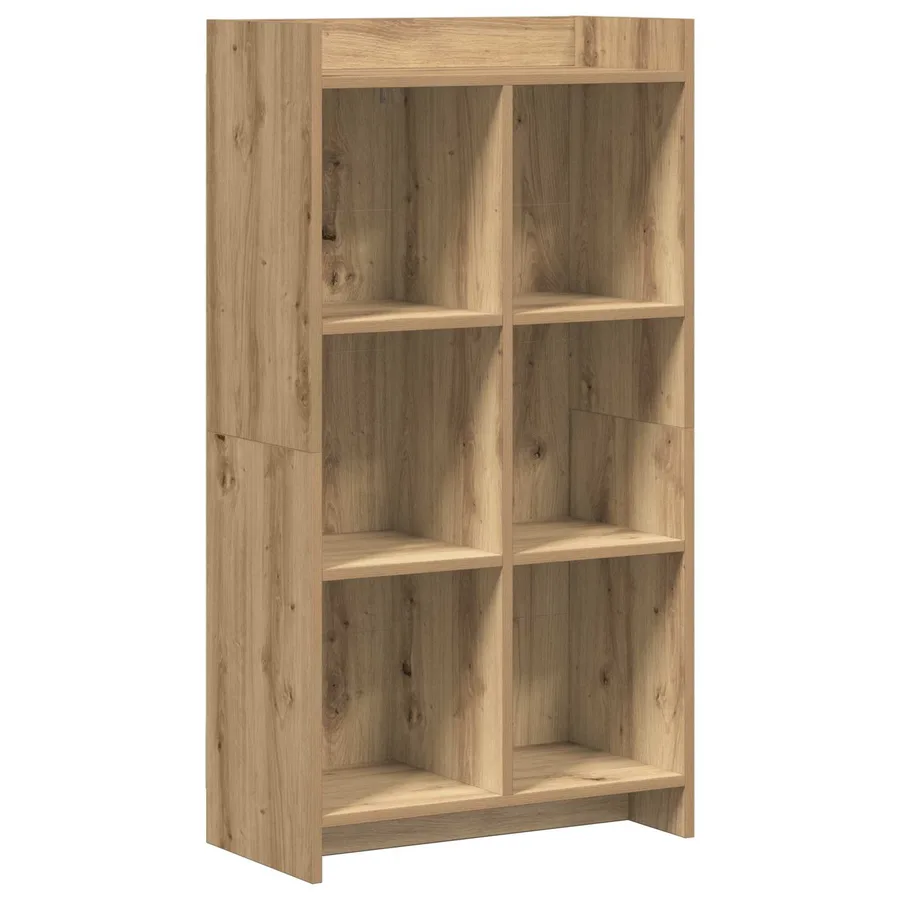 Bibliothèque 6 niveaux 59 x 30 x 111 cm Bois d'ingénierie - 2