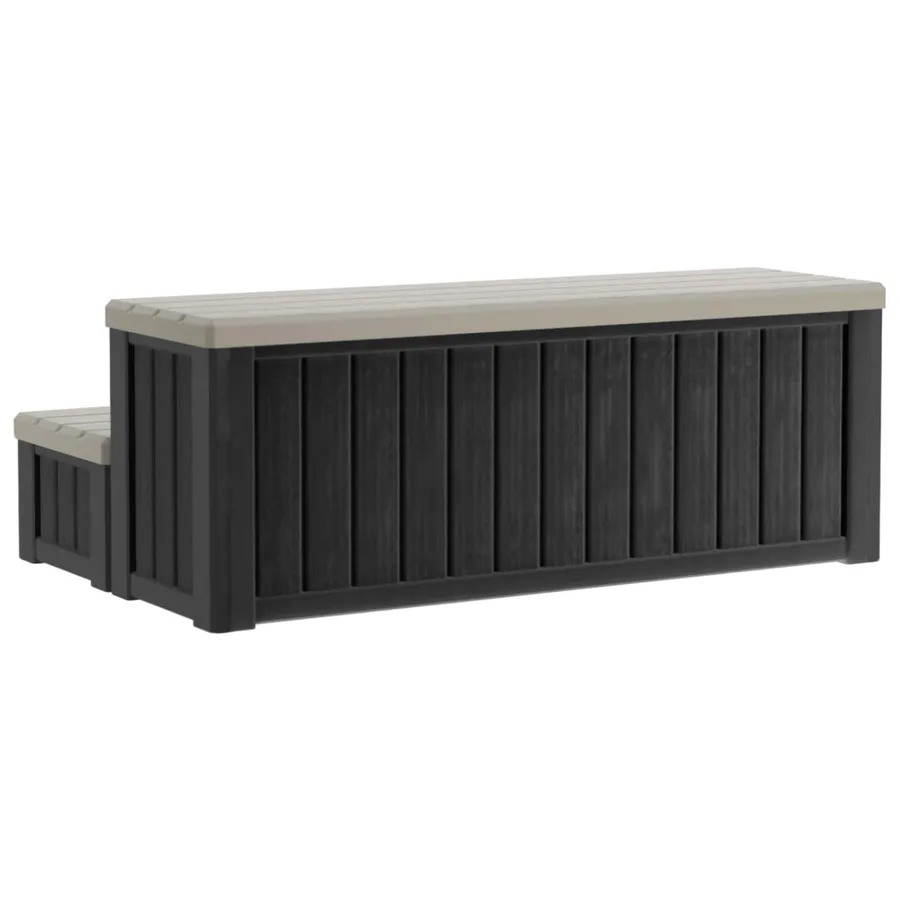 Marchepied de bain à remous avec rangement 2 étapes PP - 6