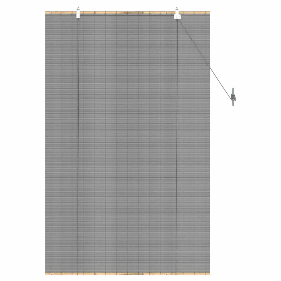 Store enrouleur Gris 110 x 160 cm Bambou - 3