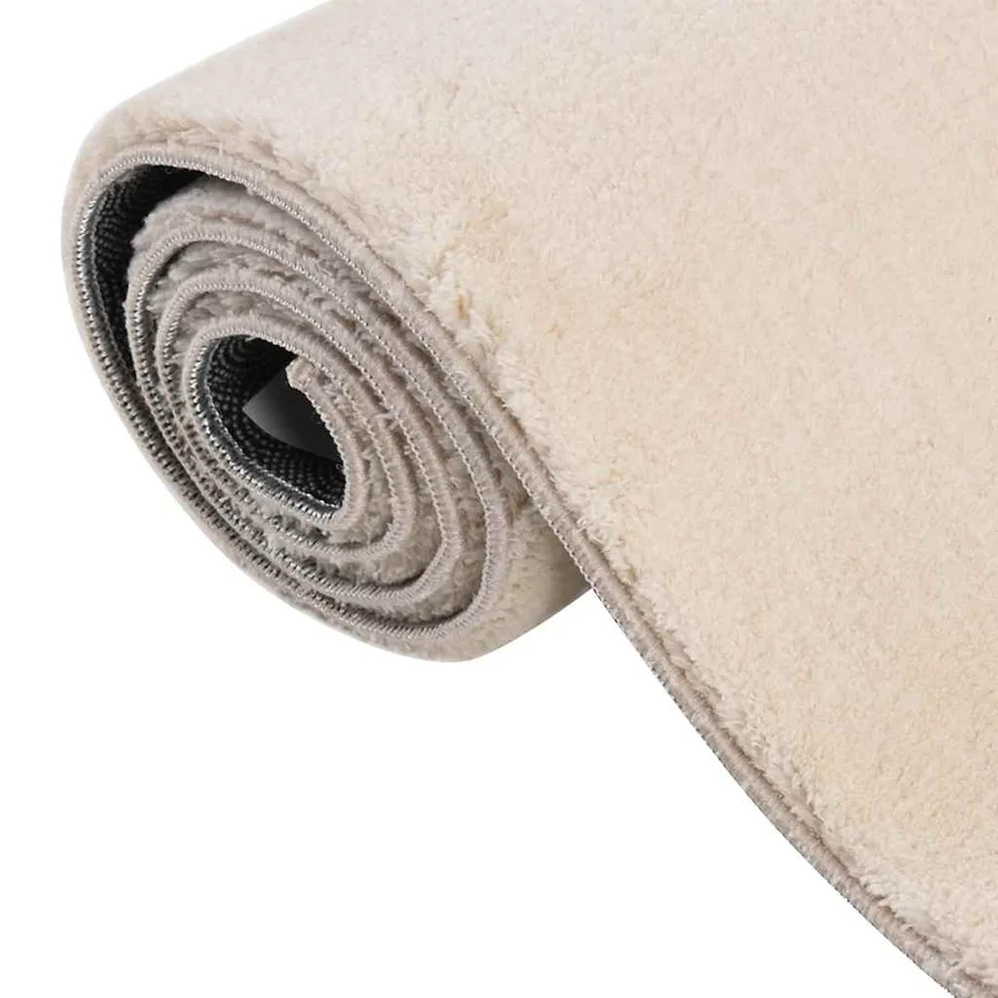 Tapis shaggy beige 120x183 cm polyester - 6