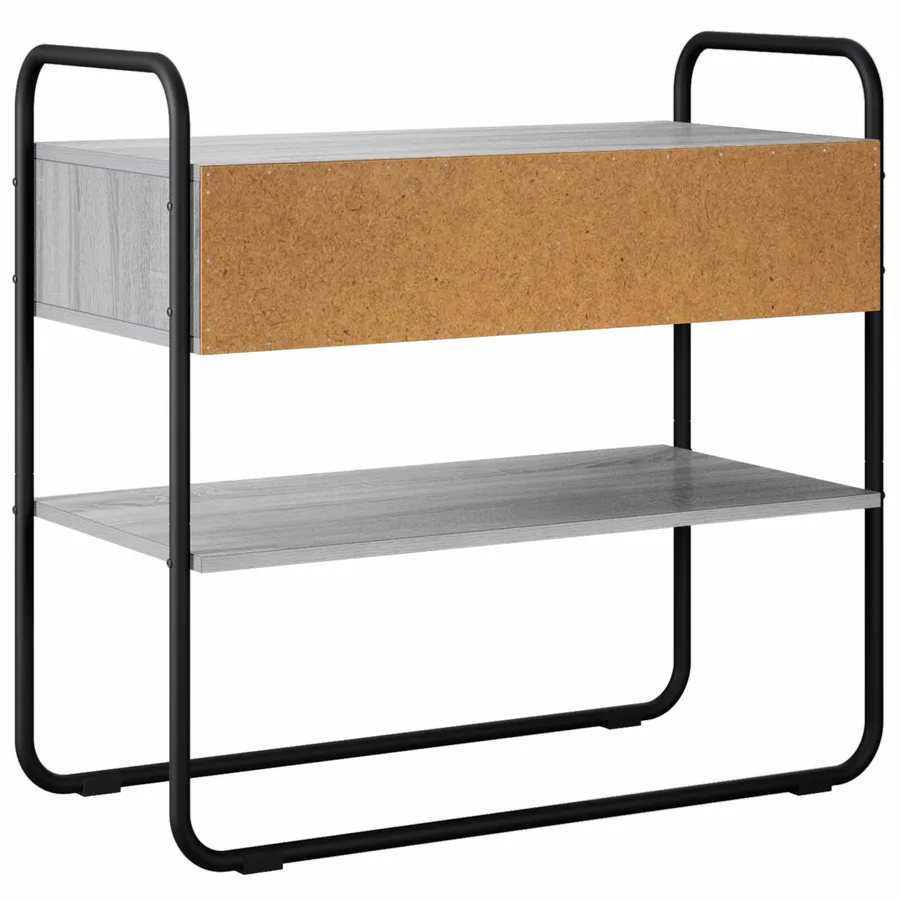 Table console Sonoma gris 100 x 40 x 75 cm Bois d'ingénierie - 7