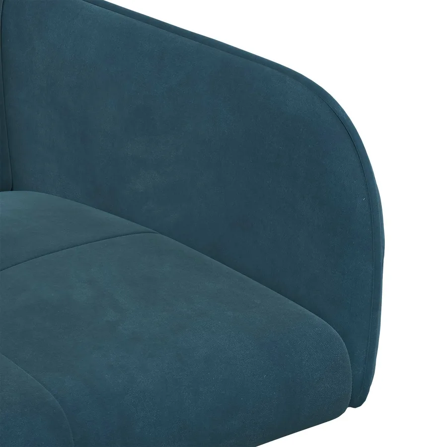 Chaises de salle à manger 6 pcs Velours Bleu 59 x 56,5 x 86 cm - 6
