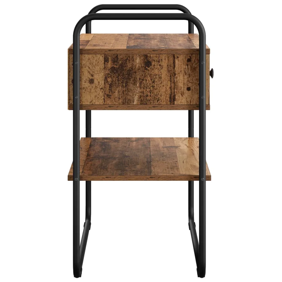 Table console Bois ancien 80 x 40 x 75 cm Bois d'ingénierie - 6