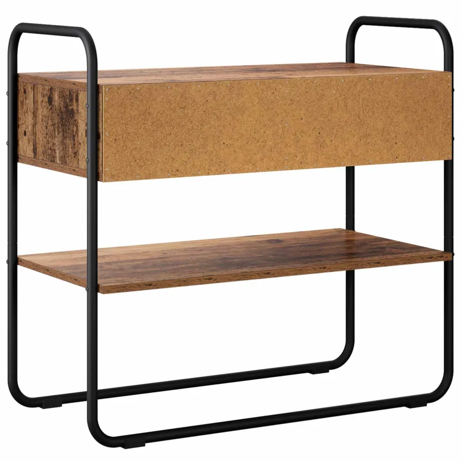 Table console Bois ancien 80 x 40 x 75 cm Bois d'ingénierie - 7