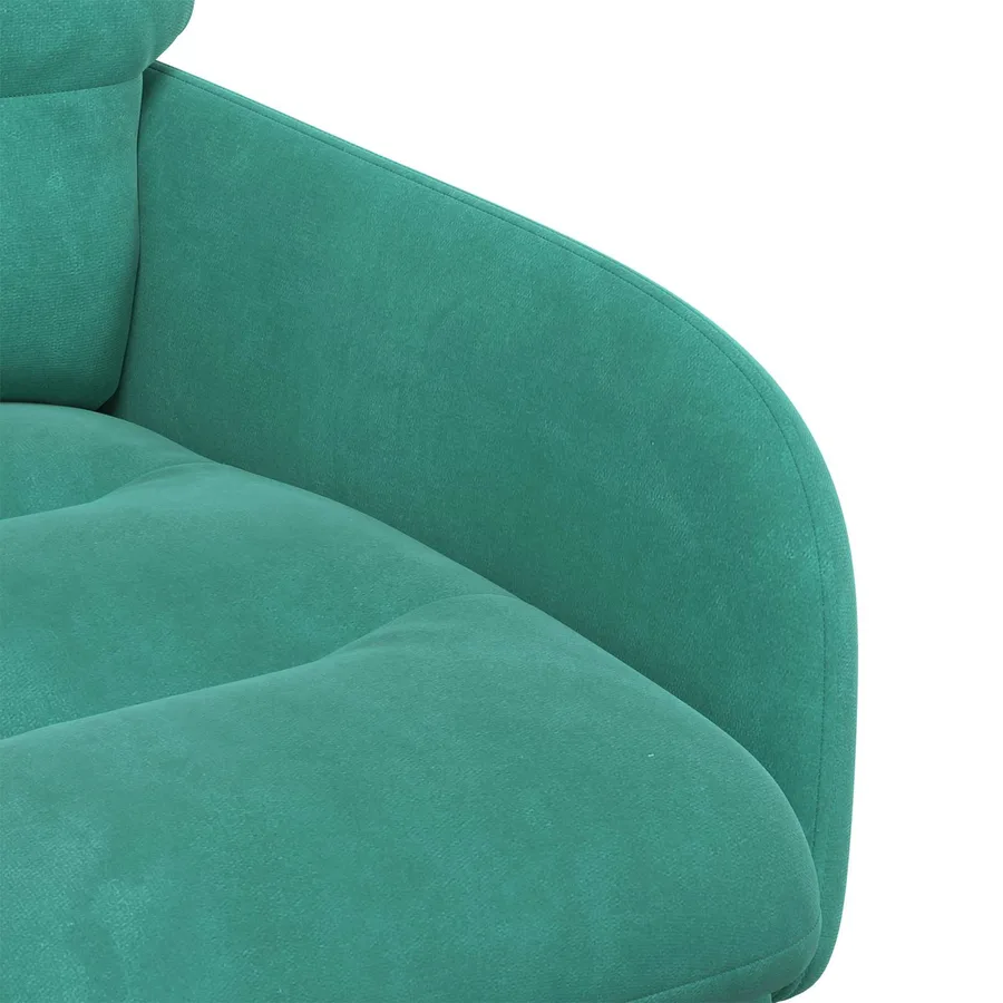 Chaises de salle à manger 2 pcs Velours Turquoise - 6