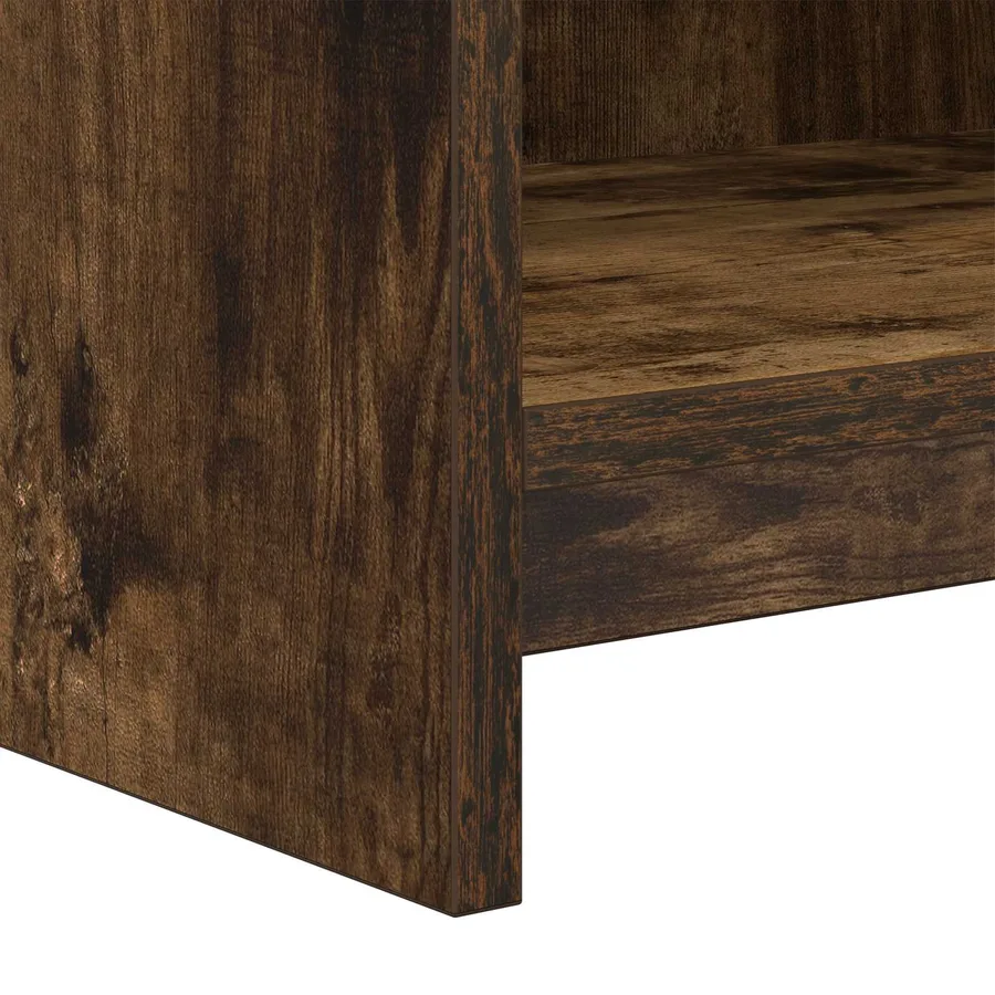 Meuble TV 135 x 33 x 47 cm Chêne fumé Bois d'ingénierie - 7
