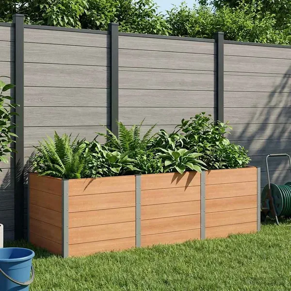 Jardinière surélevée Marron 300 x 100 x 91 cm