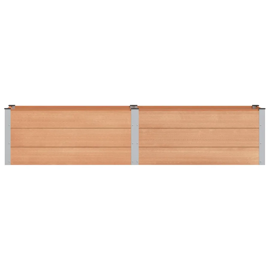 Jardinière surélevée Marron 250 x 50 x 54 cm - 3