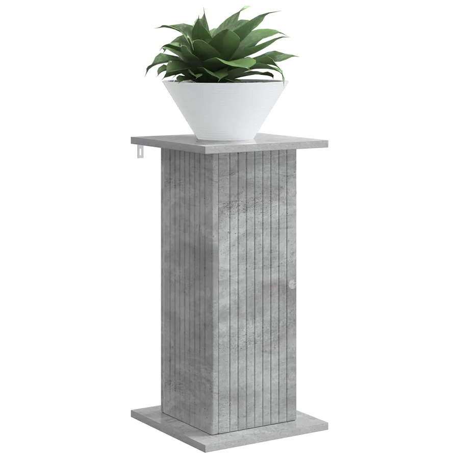 Support de Plante Gris béton 30,5 x 30 x 60,5 cm - 3