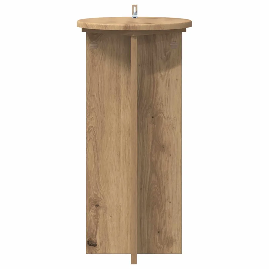 Support de Plante 2 pc Chêne artisanal 29,5 x 29,5 x 60 cm - 6