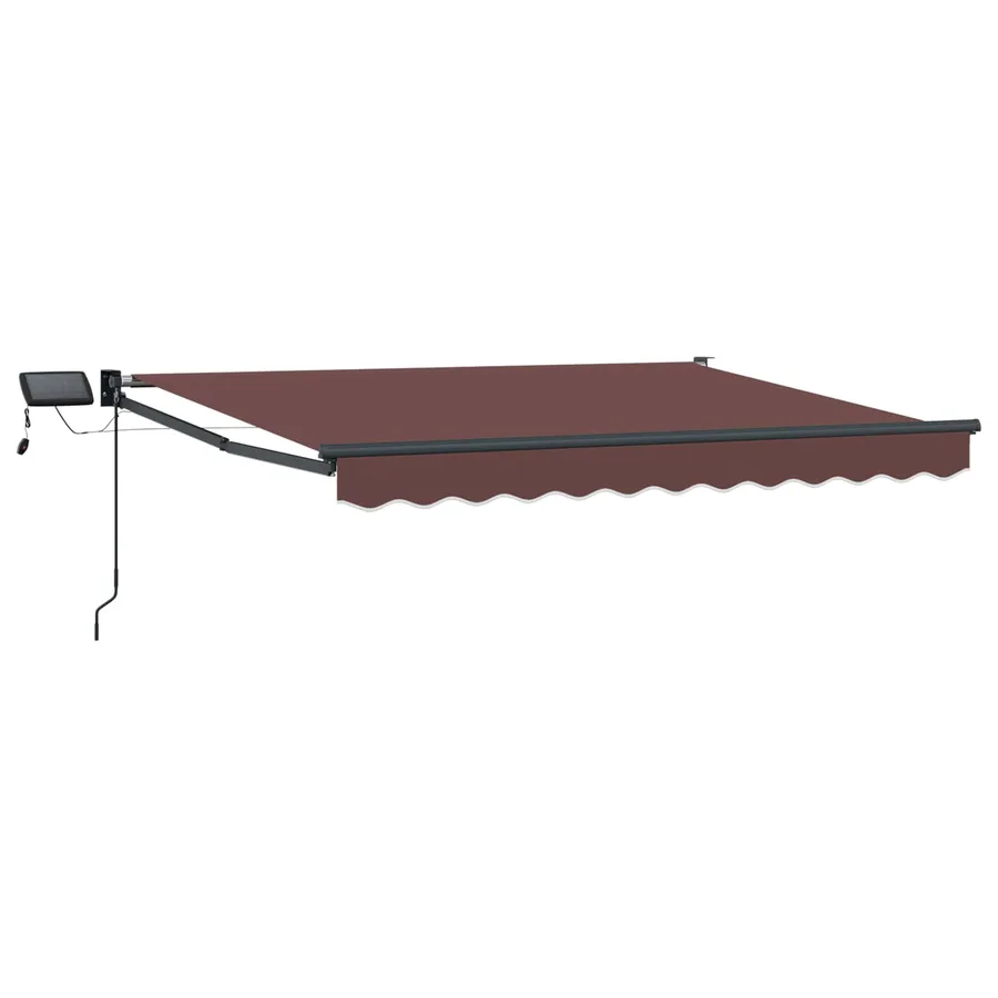 Store rétractable manuel avec LEDs 3,5 x 2,5 m - 2