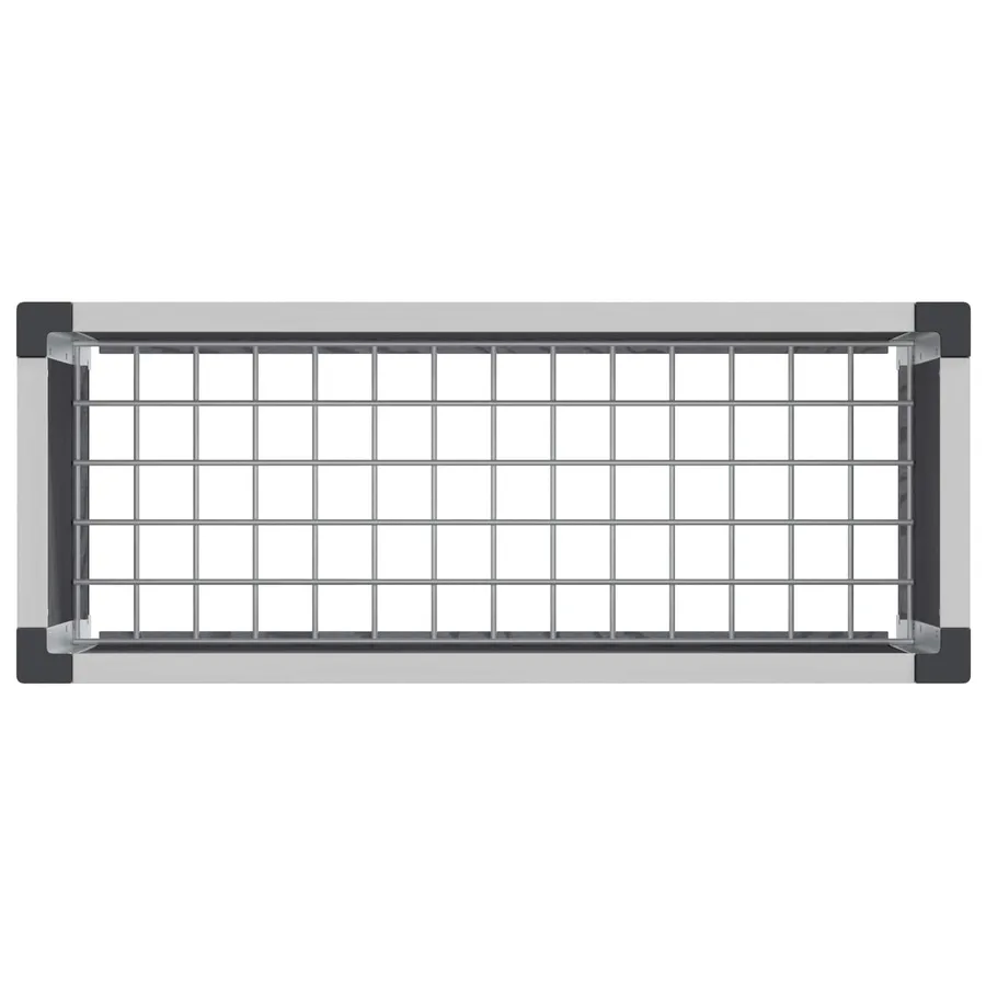 Jardinière surélevée Gris 75 x 30 x 42 cm WPC et Aluminium - 6