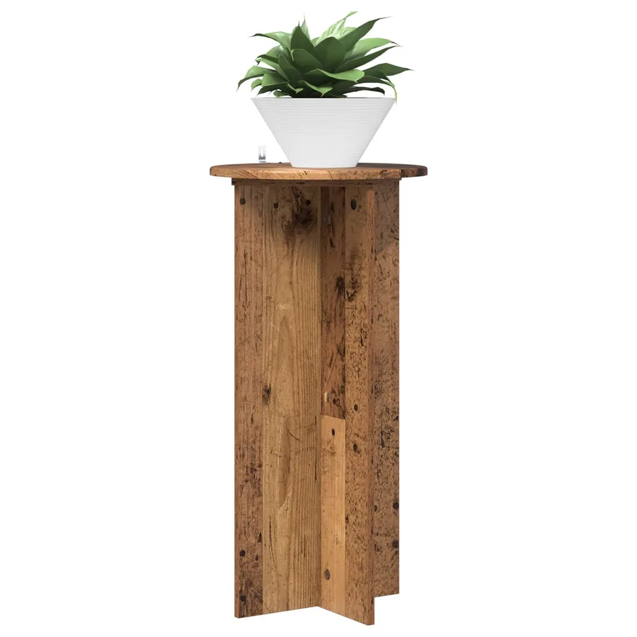 Support de Plante 2 pcs Bois ancien 40 x 40 x 80 cm - 3