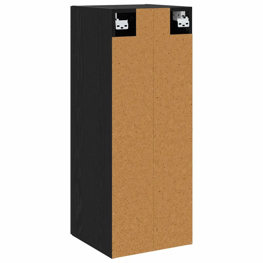 Meuble mural Chêne noir 34,5 x 34 x 90 cm Bois d'ingénierie - 4