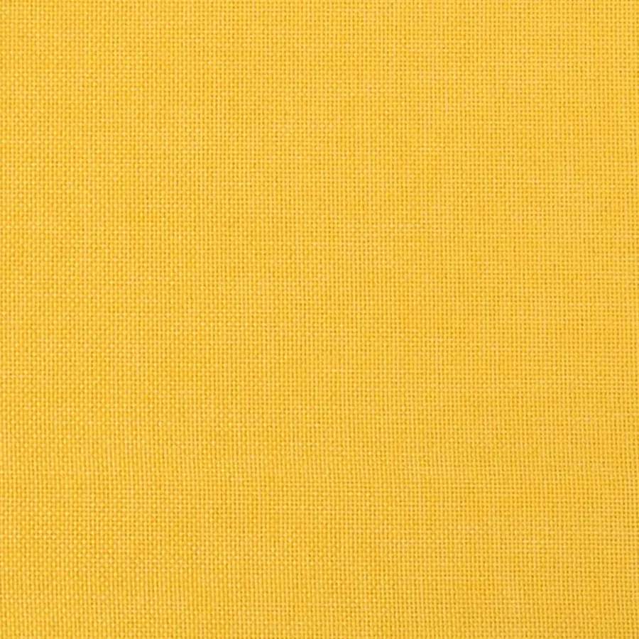 Chaise de détente et repose-pied Jaune moutarde Tissu - 6