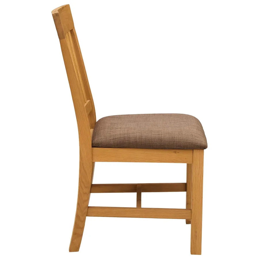 Chaise de salle à manger VENLO 2 pcs Bois de chêne massif - 4