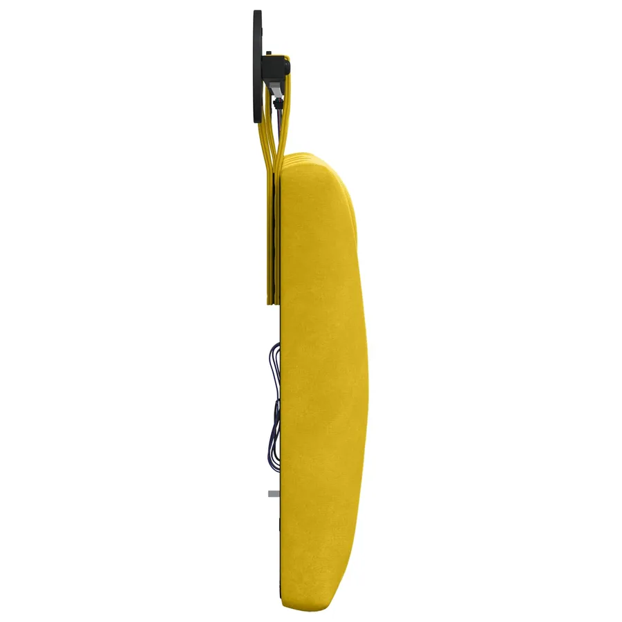 Tête de lit suspendue Avec lumière LED Jaune Velours - 7