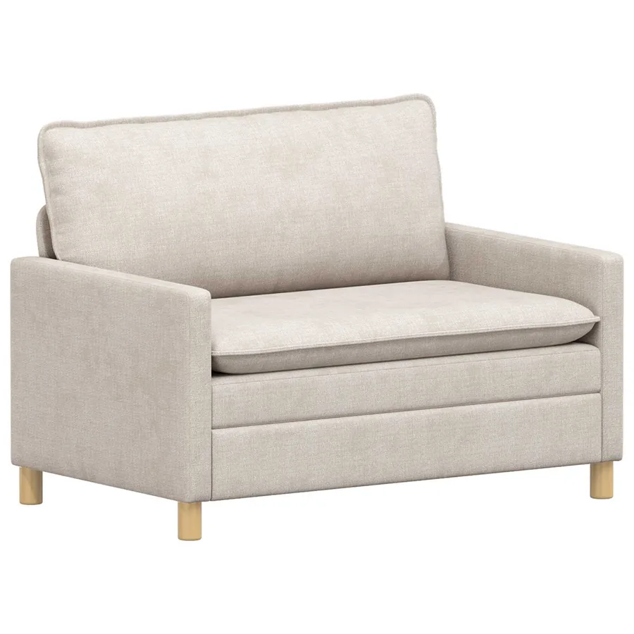Canapé Crème 126 x 81 x 87,5 cm Polyester - 2