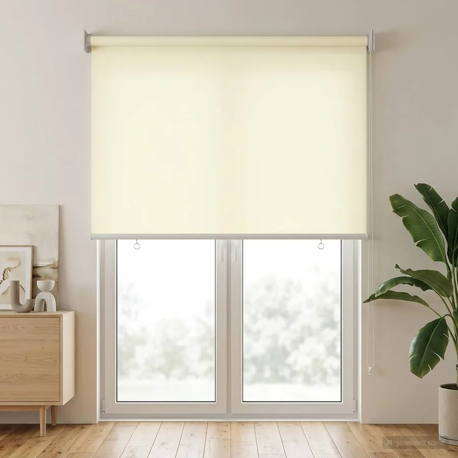Store roulant extérieur protection UV Crème 65 x 230 cm (L x H) - 3