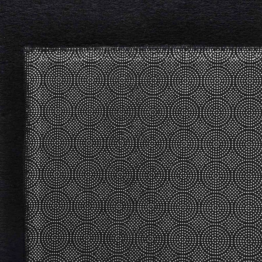 Tapis shaggy noir 240x305 cm polyester - 5