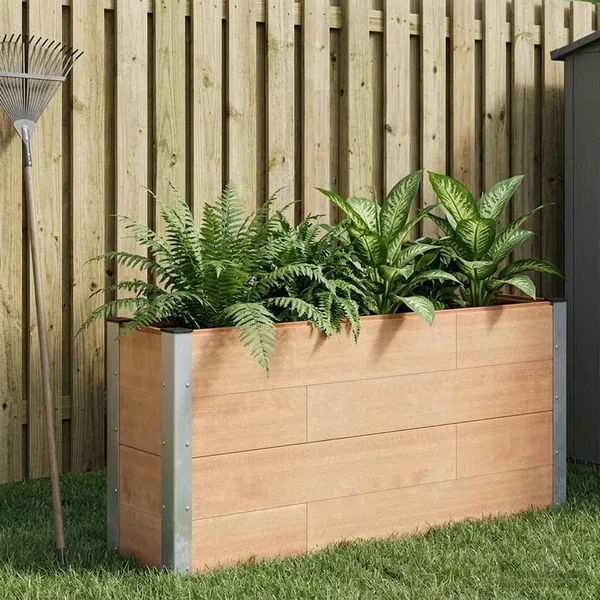 Jardinière surélevée Marron 150 x 30 x 72 cm