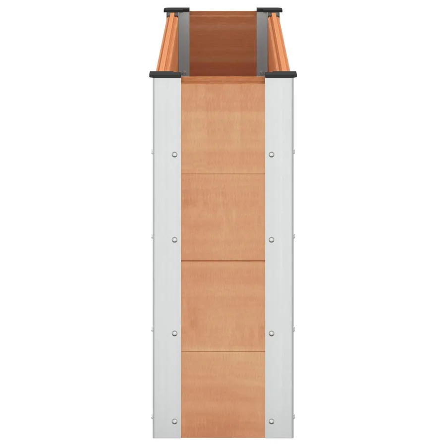 Jardinière surélevée Marron 150 x 30 x 72 cm - 4
