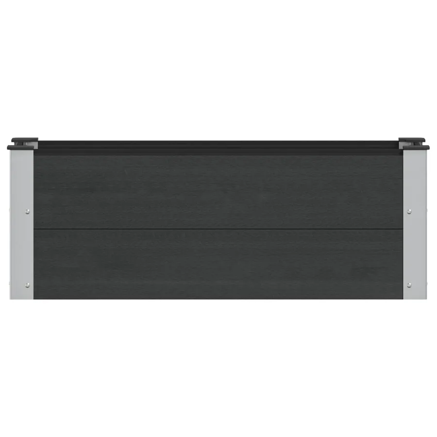 Jardinière surélevée Noir 100 x 30 x 36 cm - 3