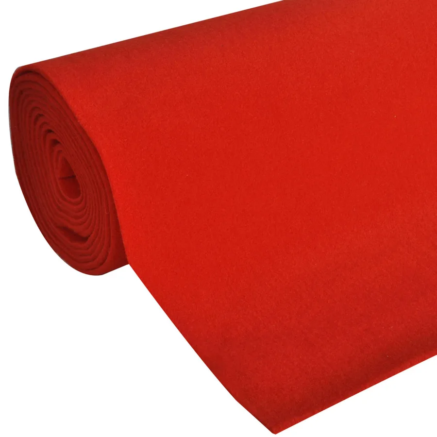 Tapis Rouge 1 x 10 m Polyester - 3