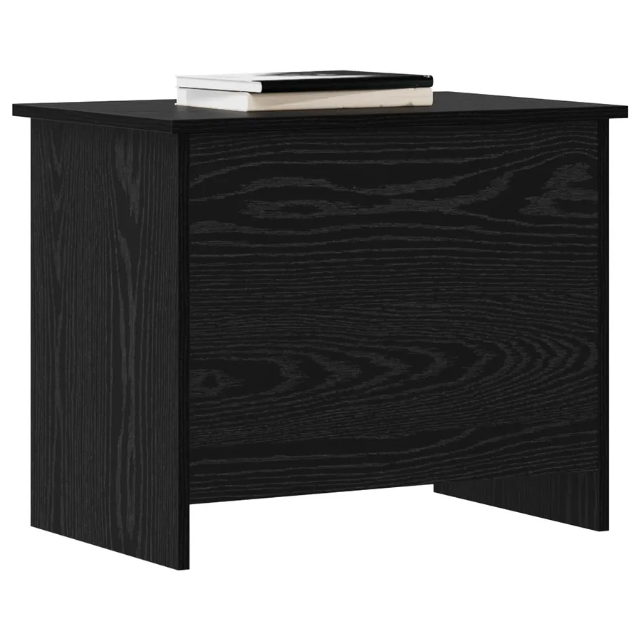 Coffre de rangement avec stockage Chêne noir 60 x 40 x 50 cm - 3