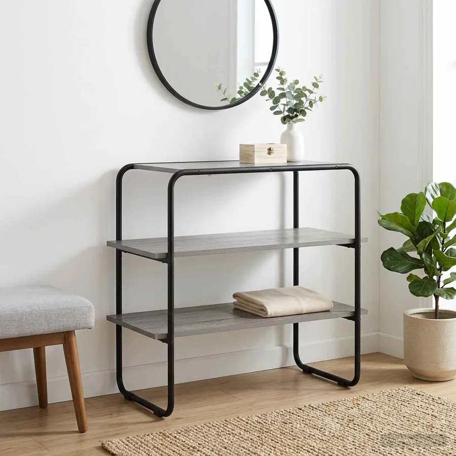 Table console Sonoma gris 100 x 41 x 75 cm Bois d'ingénierie