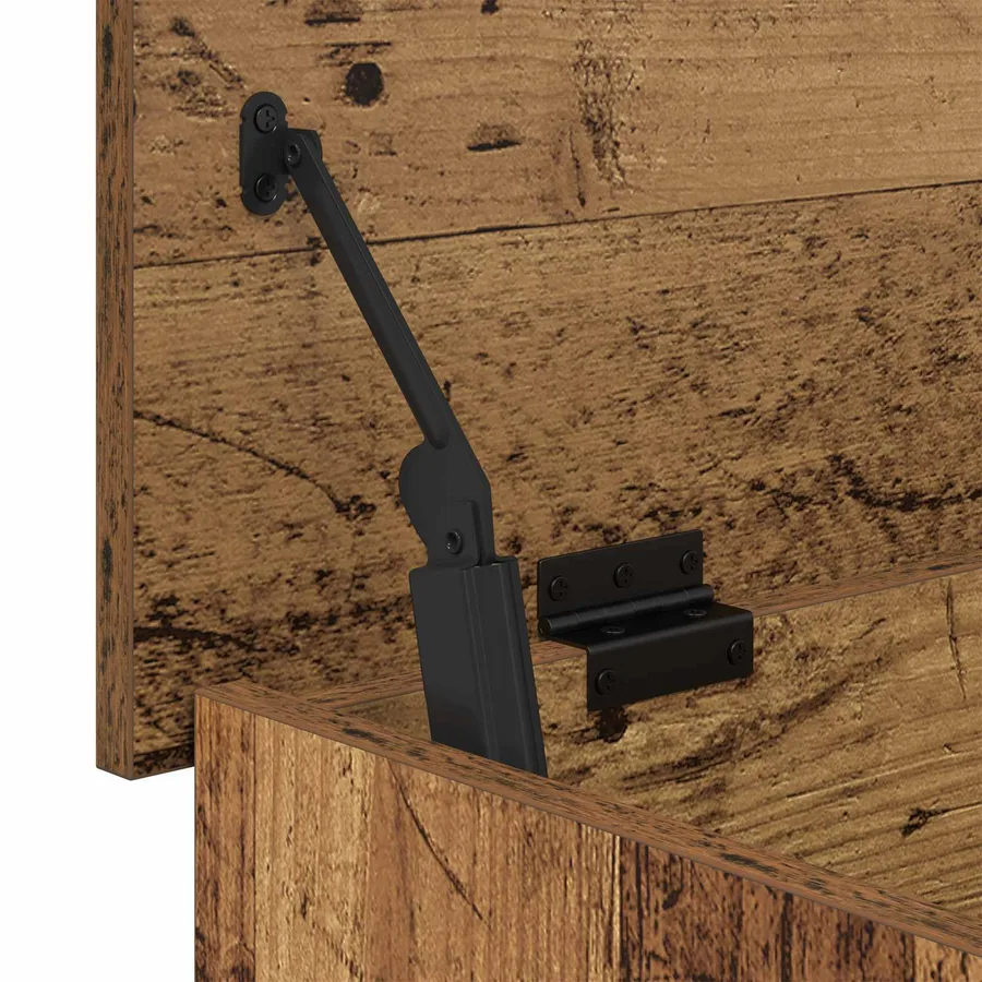 Coffre de rangement avec stockage Bois ancien 80 x 40 x 50 cm - 8