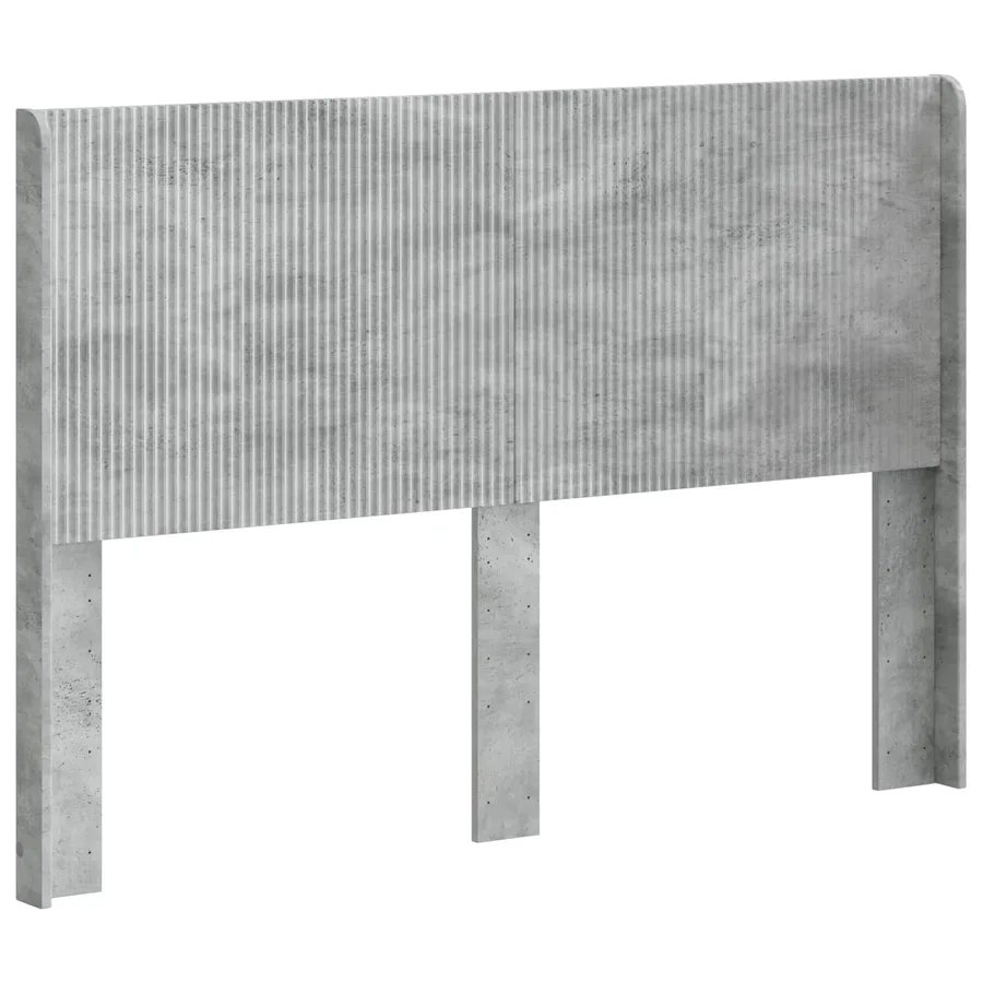 Tête de lit Gris béton Bois d'ingénierie - 2