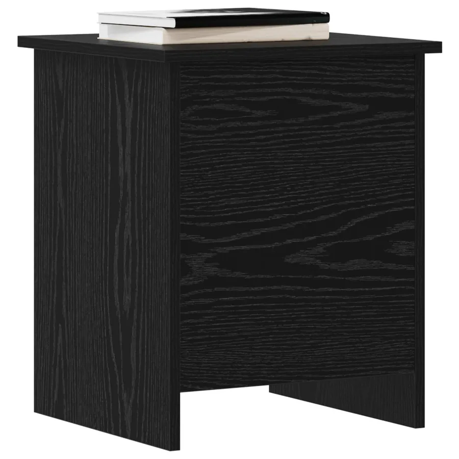 Coffre de rangement avec stockage Chêne noir 40 x 40 x 50 cm - 3