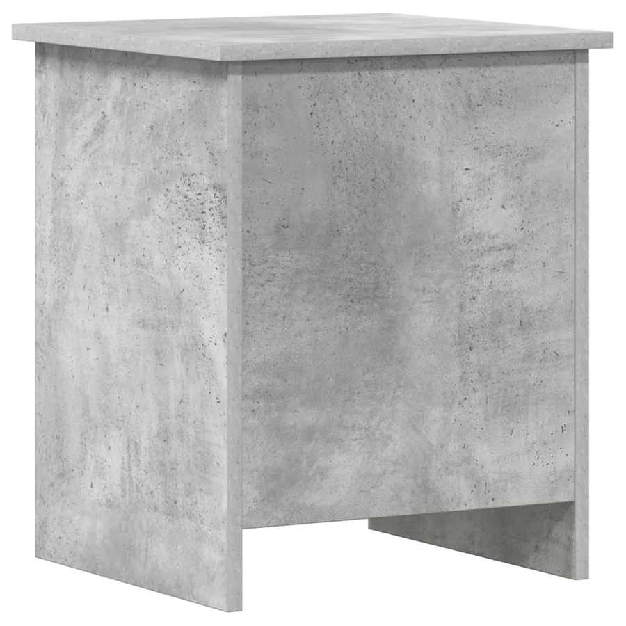 Coffre de rangement avec stockage Gris béton 40 x 40 x 50 cm - 2
